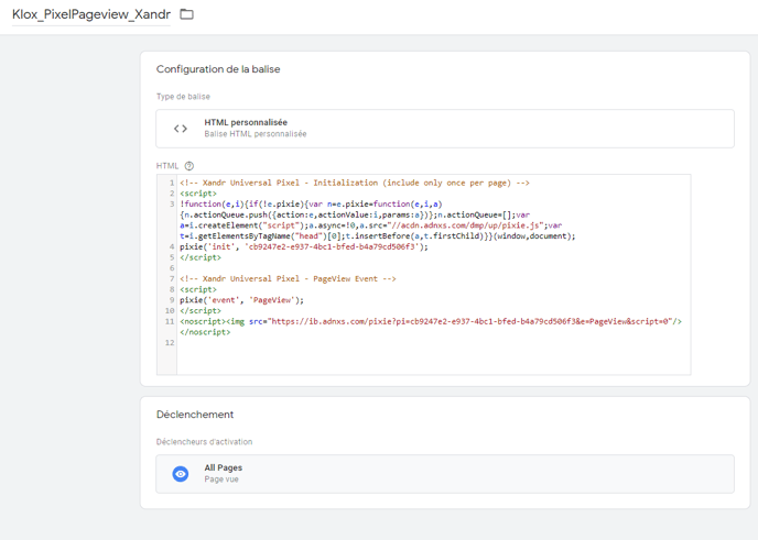 Script Page view